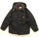 画像: 80'S CARHARTT 裏地キルティング フード付き コーデュラナイロンジャケット ブラック USA製 (VINTAGE) 「Jacket」 入荷しました。