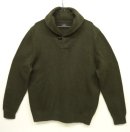 画像: BROOKS BROTHERS スコティッシュラムウール ショールカラーセーター オリーブ (USED) 「Knit」 入荷しました。