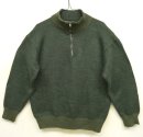 画像: UNKNOWN ハーフジップ ハイネック ニット riri製ジップ ミックスオリーブ (VINTAGE) 「Knit」 入荷しました。