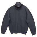 画像: GREENFIELD ハーフジップ ハイネック ニット ミックスネイビー (VINTAGE) 「Knit」 入荷しました。