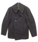 画像: 40'S アメリカ軍 US NAVY ステンシル入り 10ボタン Pコート BLACK (VINTAGE) 「Jacket」 入荷しました。