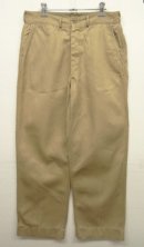 画像: 50'S アメリカ軍 USMC フラップ付きバックポケット ボタンフライ ダブルステッチ チノパンツ (VINTAGE) 「Bottoms」 入荷しました。