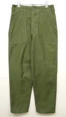 画像: 70'S アメリカ軍 US ARMY "OG107" コットンサテン ベイカーパンツ W30L31 (VINTAGE) 「Bottoms」 入荷しました。