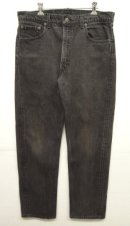 画像: 90'S LEVIS 505 デニム BLACK USA製 W36L30 (VINTAGE) 「Bottoms」 入荷しました。