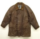 画像: LAVORAZONE ARTIGIANA レザー ファイヤーマンコート BROWN イタリア製 (VINTAGE) 「Jacket」 入荷しました。