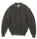 画像: 80'S LL Bean コットン ヘンリーネック ニット ブラック USA製 (VINTAGE) 「Knit」 入荷しました。