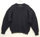 画像: 80'S BROOKS BROTHERS メリノウール Vネック ケーブルニット イタリア製 (VINTAGE) 「Knit」 入荷しました。