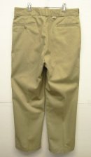 画像: 80'S DICKIES 874 ワークパンツ ベージュ USA製 (VINTAGE) 「Bottoms」 入荷しました。