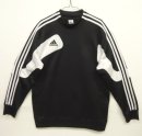 画像: 00'S ADIDAS モックネック ライン入り ジャージトップ BLACK/WHITE (VINTAGE) 「Sweat Shirt」 入荷しました。