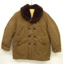 画像: 70'S UNKNOWN 襟＆裏地ムートン キャンバス カーコート (VINTAGE) 「Jacket」 入荷しました。