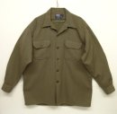 画像: 90'S RALPH LAUREN ウール オープンカラーシャツ カーキ USA製 (VINTAGE) 「L/S Shirt」 入荷しました。