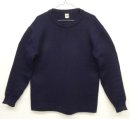 画像: 70'S UNKNOWN ウール クルーネックセーター NAVY (VINTAGE) 「Knit」 入荷しました。