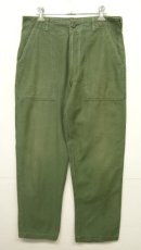 画像: 60'S アメリカ軍 US ARMY "OG107" コットンサテン ベイカーパンツ W32L29 (VINTAGE) 「Bottoms」 入荷しました。