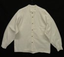 画像: ユーロヴィンテージ ノーカラー チロリアンシャツ ホワイト (VINTAGE) 「L/S Shirt」 入荷しました。