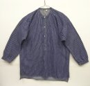 画像: ユーロヴィンテージ プルオーバー フィッシャーマンシャツ ストライプ (VINTAGE) 「L/S Shirt」 入荷しました。