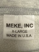 画像: アメリカ軍 USAF "MEKE INC製" リフレクター両面プリント クルーネック スウェットシャツ USA製 (VINTAGE) 「Sweat Shirt」 入荷しました。