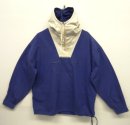 画像: 90'S J.CREW 旧タグ 切り替え コットン アノラックパーカー NAVY/WHITE (VINTAGE) 「Jacket」 入荷しました。