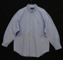 画像: 90'S RALPH LAUREN "CLASSIC FIT" オックスフォード 長袖 BDシャツ ブルー (VINTAGE) 「L/S Shirt」 入荷しました。