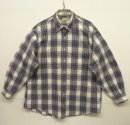 画像: 90'S LL Bean コットン ワークシャツ チェック柄 USA製 (VINTAGE) 「L/S Shirt」 入荷しました。