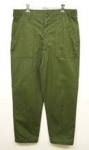 画像: 70'S アメリカ軍 US ARMY "OG507" コットンポリ ベイカーパンツ W36L31 TALONジップ (VINTAGE) 「Bottoms」 入荷しました。