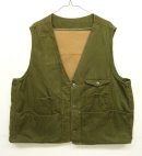 画像: ユーロヴィンテージ ハンティングベスト OLIVE (VINTAGE) 「No Sleeve」 入荷しました。