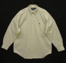 画像: 90'S RALPH LAUREN "BLAKE" 2PLYコットン 長袖 BDシャツ オフホワイト (VINTAGE) 「L/S Shirt」 入荷しました。