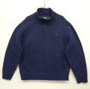 画像: 90'S RALPH LAUREN 猫目ボタン ハイネック スウェットシャツ NAVY (VINTAGE) 「Sweat Shirt」 入荷しました。