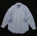 画像: 90'S RALPH LAUREN "BLAKE" ポプリン 長袖 BDシャツ ホワイト/ブルー ストライプ (VINTAGE) 「L/S Shirt」 入荷しました。