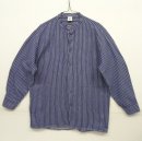 画像: ユーロヴィンテージ フルオープン フィッシャーマンシャツ ストライプ (VINTAGE) 「L/S Shirt」 入荷しました。