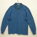 画像: 80'S CHEMISE LACOSTE 長袖 ポロシャツ ブルー フランス製 (VINTAGE) 「L/S Shirt」 入荷しました。