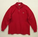 画像: 80'S CHEMISE LACOSTE 長袖 ポロシャツ ダークレッド フランス製 (VINTAGE) 「L/S Shirt」 入荷しました。