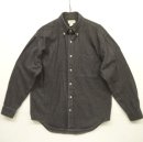 画像: 90'S J.CREW 旧タグ デニム BDシャツ ブラック カナダ製 (VINTAGE) 「L/S Shirt」 入荷しました。