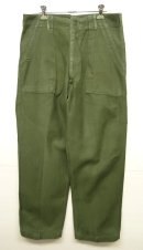 画像: 60'S アメリカ軍 US ARMY "OG107" コットンサテン ベイカーパンツ W32L31 (VINTAGE) 「Bottoms」 入荷しました。