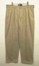 画像: 90'S RALPH LAUREN "ANDREW PANT" ツープリーツ チノパンツ BEIGE (VINTAGE) 「Bottoms」 入荷しました。