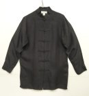 画像: CRISTINA シルク100% 長袖 チャイナシャツ ブラック (VINTAGE) 「L/S Shirt」 入荷しました。