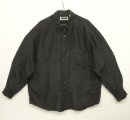 画像: STUDIO シルク100% 長袖 レギュラーカラーシャツ ブラック (VINTAGE) 「L/S Shirt」 入荷しました。