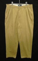 画像: 90'S RALPH LAUREN "HAMMOND PANT" ツープリーツ チノパンツ TAN (VINTAGE) 「Bottoms」 入荷しました。