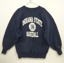 画像: 90'S CHAMPION "INDIANA STATE BASEBALL" 刺繍タグ 三段プリント リバースウィーブ USA製 (VINTAGE) 「Sweat Shirt」 入荷しました。