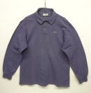 画像: 70'S CHEMISE LACOSTE 長袖 ポロシャツ ブルーヘザー フランス製 (VINTAGE) 「L/S Shirt」 入荷しました。