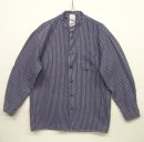 画像: ユーロヴィンテージ フルオープン フィッシャーマンシャツ ストライプ (VINTAGE) 「L/S Shirt」 入荷しました。