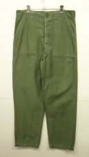 画像: 60'S アメリカ軍 US ARMY "OG107" コットンサテン ベイカーパンツ W34L33 (VINTAGE) 「Bottoms」 入荷しました。