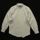 画像: 90'S RALPH LAUREN "CUSTOM FIT" オックスフォード 長袖 BDシャツ ストライプ (VINTAGE) 「L/S Shirt」 入荷しました。