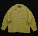 画像: 90'S RALPH LAUREN "CALDWELL" シルク/リネン 長袖 オープンカラーシャツ ベージュ (VINTAGE) 「L/S Shirt」 入荷しました。