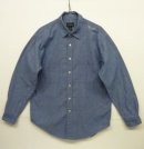 画像: 90'S J.CREW 旧タグ シャンブレー ワークシャツ ブルー USA製 (VINTAGE) 「L/S Shirt」 入荷しました。