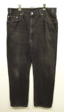 画像: 00'S LEVIS 505 デニム ブラック USA製 W38L30 (VINTAGE) 「Bottoms」 入荷しました。