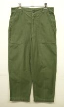 画像: 60'S アメリカ軍 US ARMY "OG107" コットンサテン ベイカーパンツ W32L29 (VINTAGE) 「Bottoms」 入荷しました。