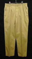 画像: 80'S BANANA REPUBLIC 初期タグ ツープリーツ チノパンツ ベージュ (VINTAGE) 「Bottoms」 入荷しました。