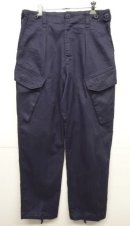 画像: イギリス軍 ROYAL NAVY 斜めポケット カーゴパンツ NAVY (VINTAGE) 「Bottoms」 入荷しました。