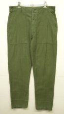 画像: 70'S アメリカ軍 US ARMY "OG107" コットンサテン ベイカーパンツ アルミジップ W34L31 (VINTAGE) 「Bottoms」 入荷しました。