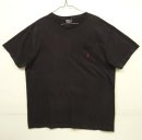 画像: 90'S RALPH LAUREN シングルステッチ 耳付きポケット付き 半袖 Tシャツ ブラック (VINTAGE) 「T-Shirt」 入荷しました。